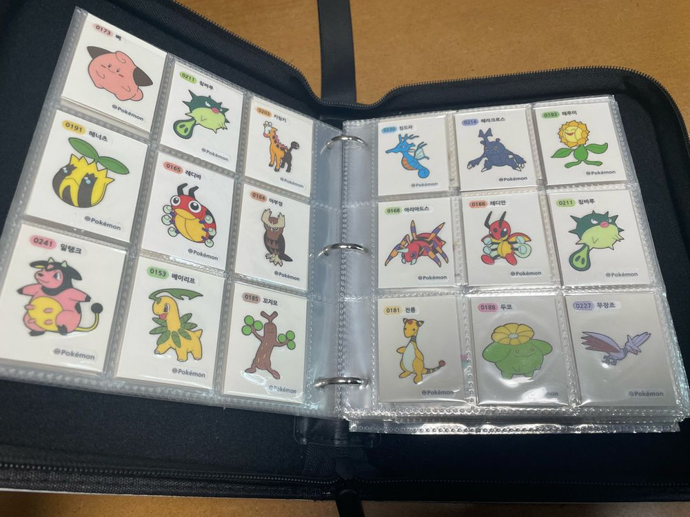 포켓몬 띠부씰 3,4자리 1,2세대 이미지