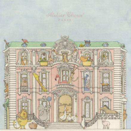 프랑스 Atelier Choux 아뜰리에슈 까레 블랭킷. 미개봉 이미지