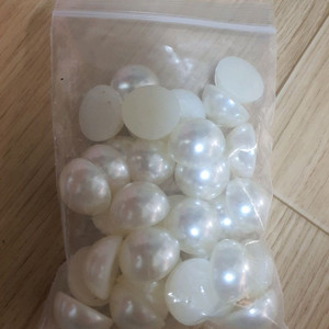 우편가능/반구 진주 반진주 구슬 비즈 18mm 33알