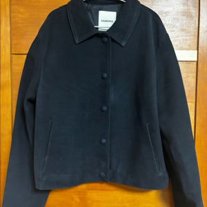 가격내림)) 산드로 양가죽 네이비 sandro 38