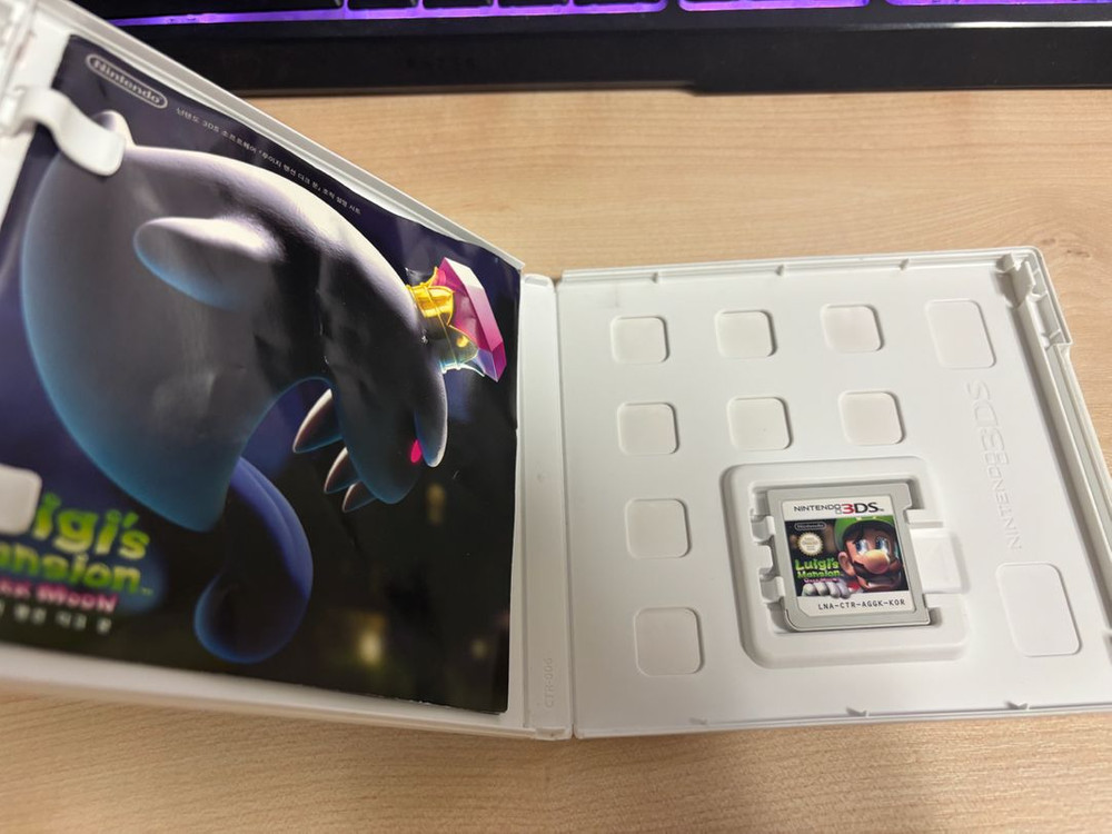 닌텐도 3ds 루이지맨션 다크문 곽팩 이미지