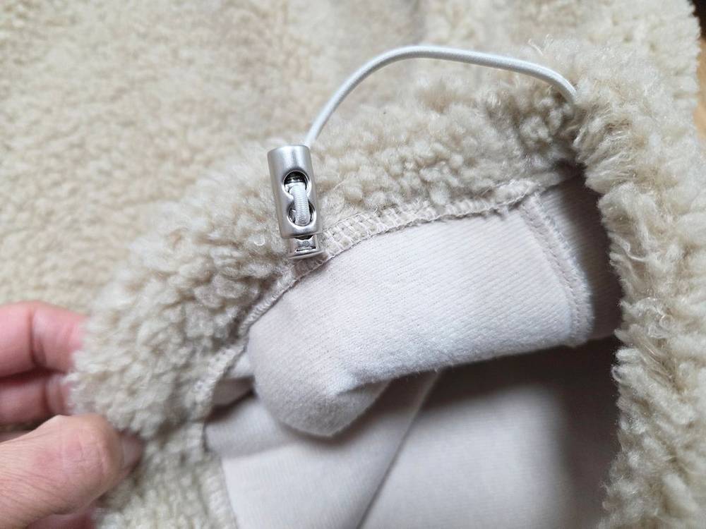 엽페(YUPPE) 플라워 플리스 반집업티 프리사이즈 새상품--7