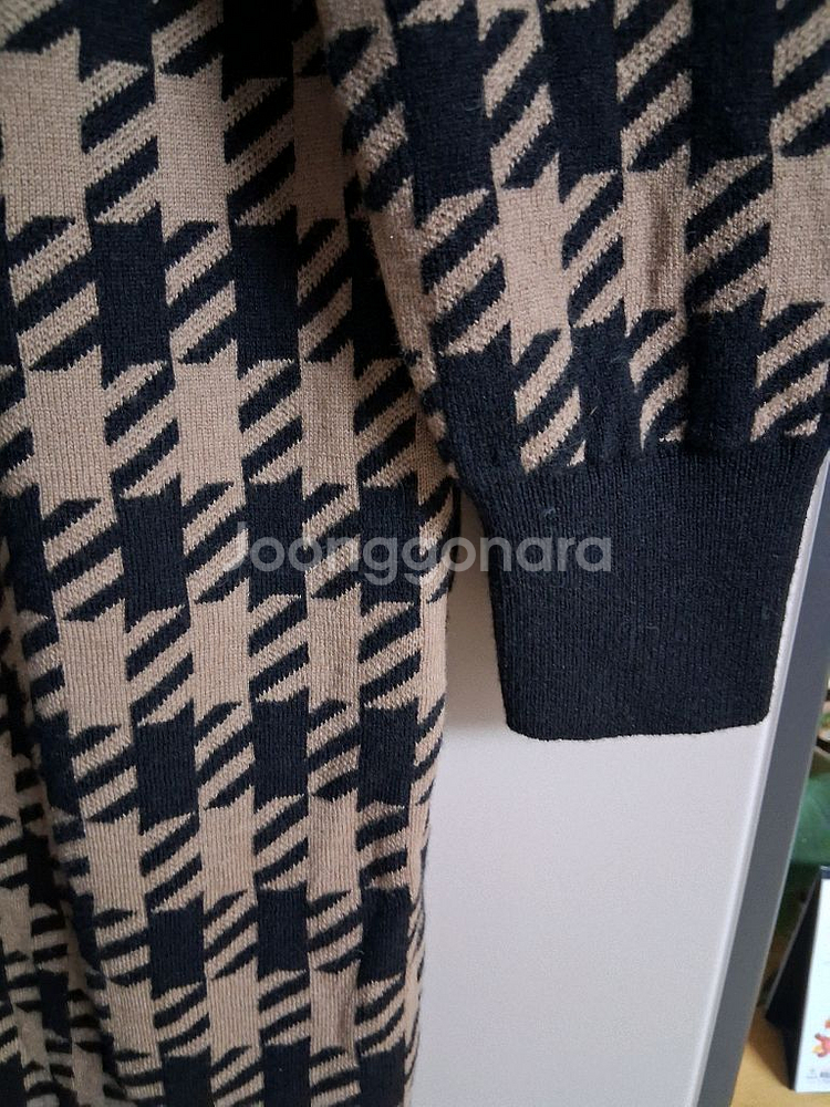 모조에스핀 하운드투스 니트 원피스--4