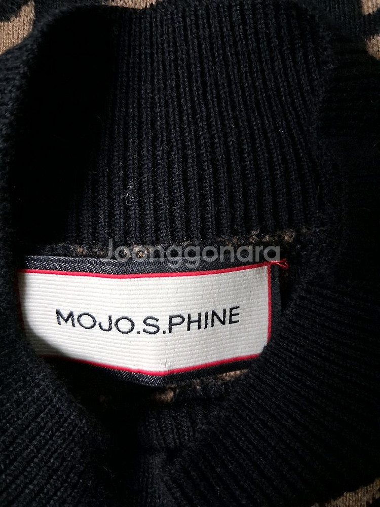 모조에스핀 하운드투스 니트 원피스--5