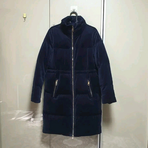 타미힐피거 하이넥 벨벳 다운 롱패딩(xs)/무배4만원 이미지