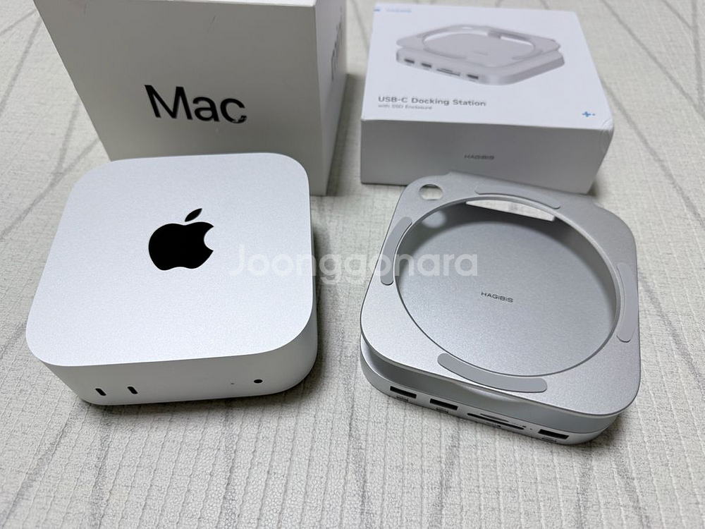 맥미니m4 32gb 1tb + HAGiBIS 독--1