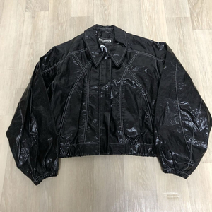 (S) 새상품 인사일런스 INSILENCE 우먼 글로시 리버시블 점퍼