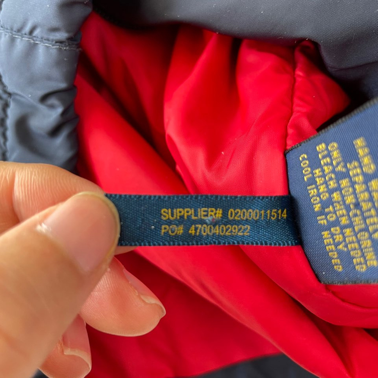 M 폴로 레드포드 경량패딩 자켓 네이비 블루종 이미지