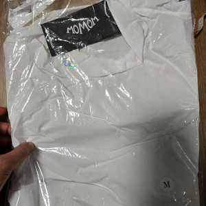 새상품) 남성골프웨어 냉감반목티 ( 화이트)