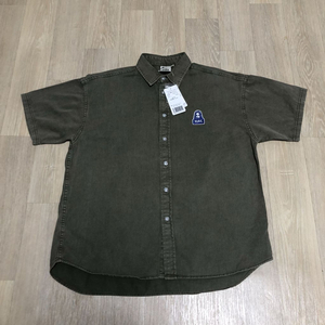 (우먼스 S) 새상품 X-GIRL 엑스걸 페이스 피그먼트 다잉 셔츠