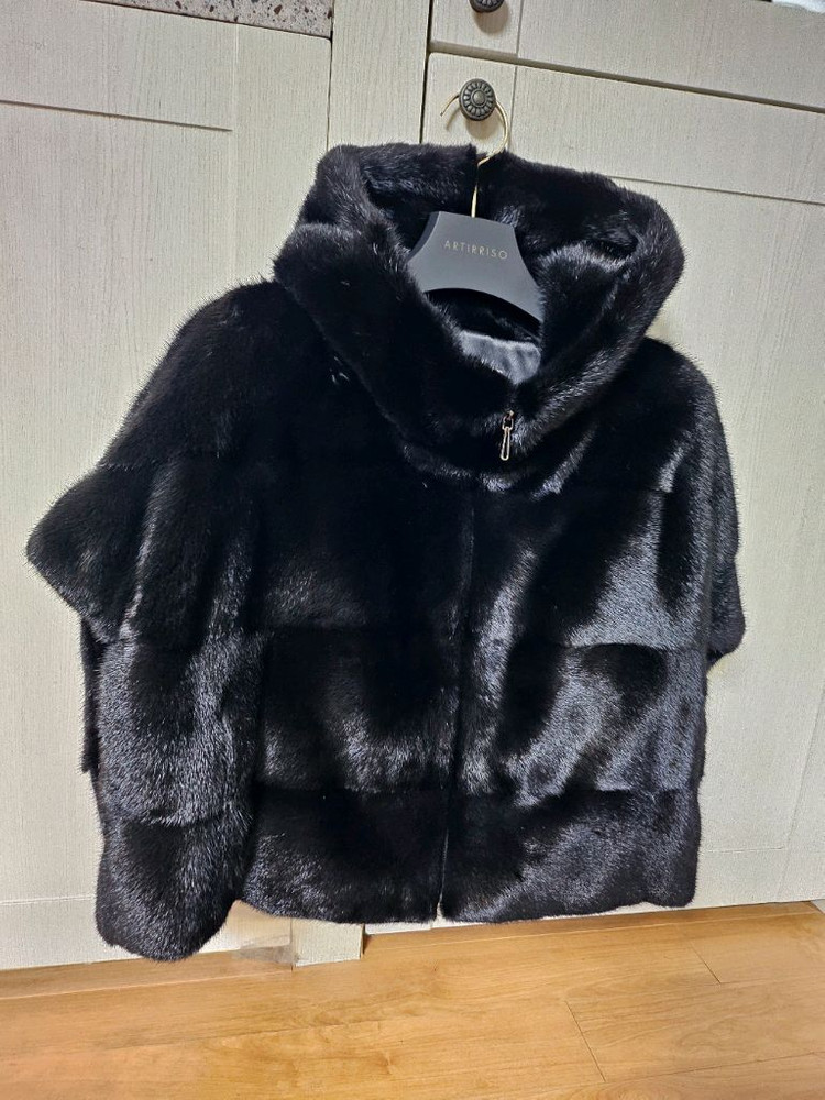 아르티리소 밍크 후드베스트 밍크후드조끼 아르티리쏘--1
