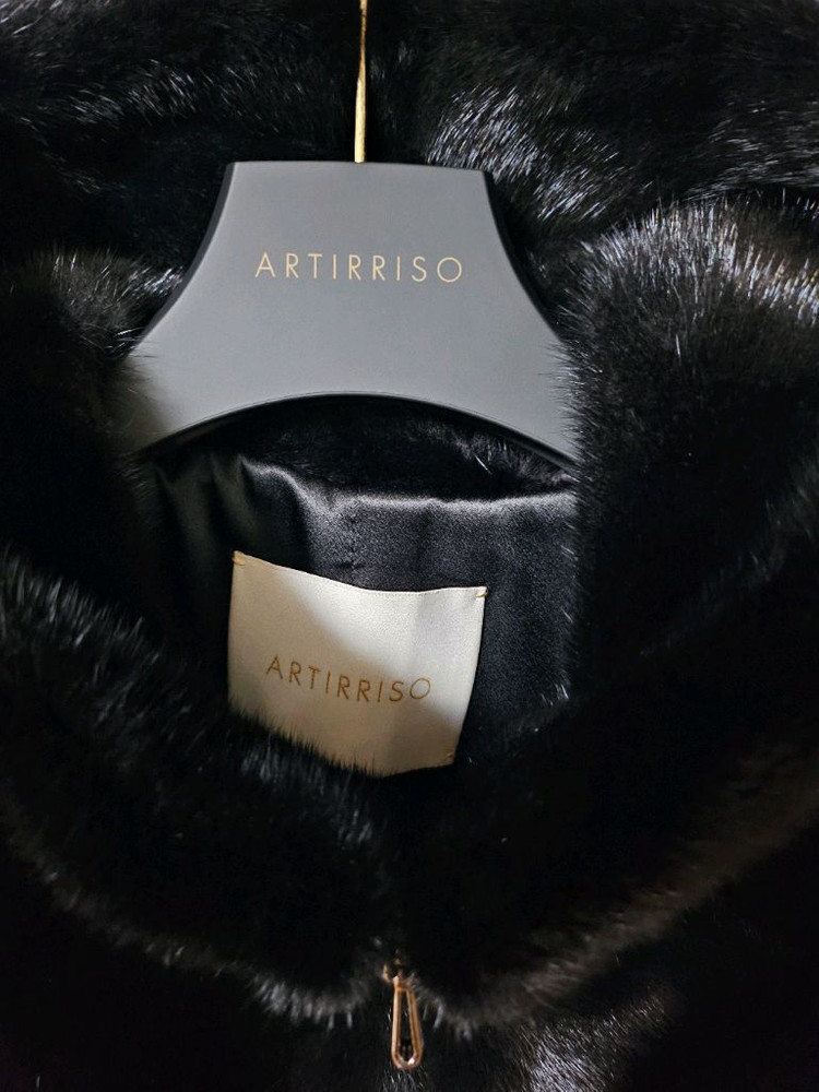 아르티리소 밍크 후드베스트 밍크후드조끼 아르티리쏘--2