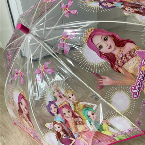 택채 새상품 시크릿쥬쥬 우산