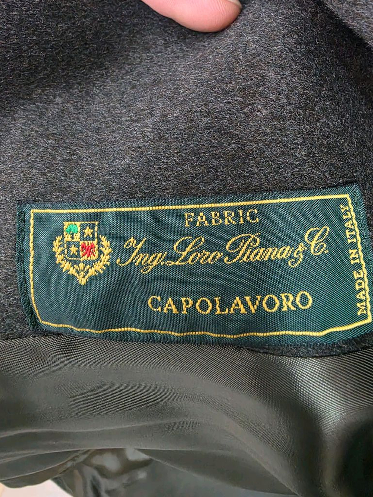 LORO PIANA 로로피아나 원단 100% 버진울 코트 (IT 48사이즈) 새상품--3