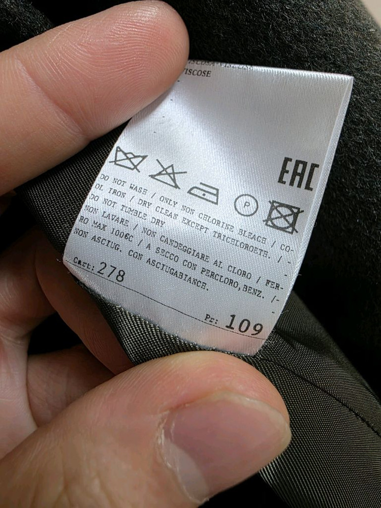 LORO PIANA 로로피아나 원단 100% 버진울 코트 (IT 48사이즈) 새상품--6