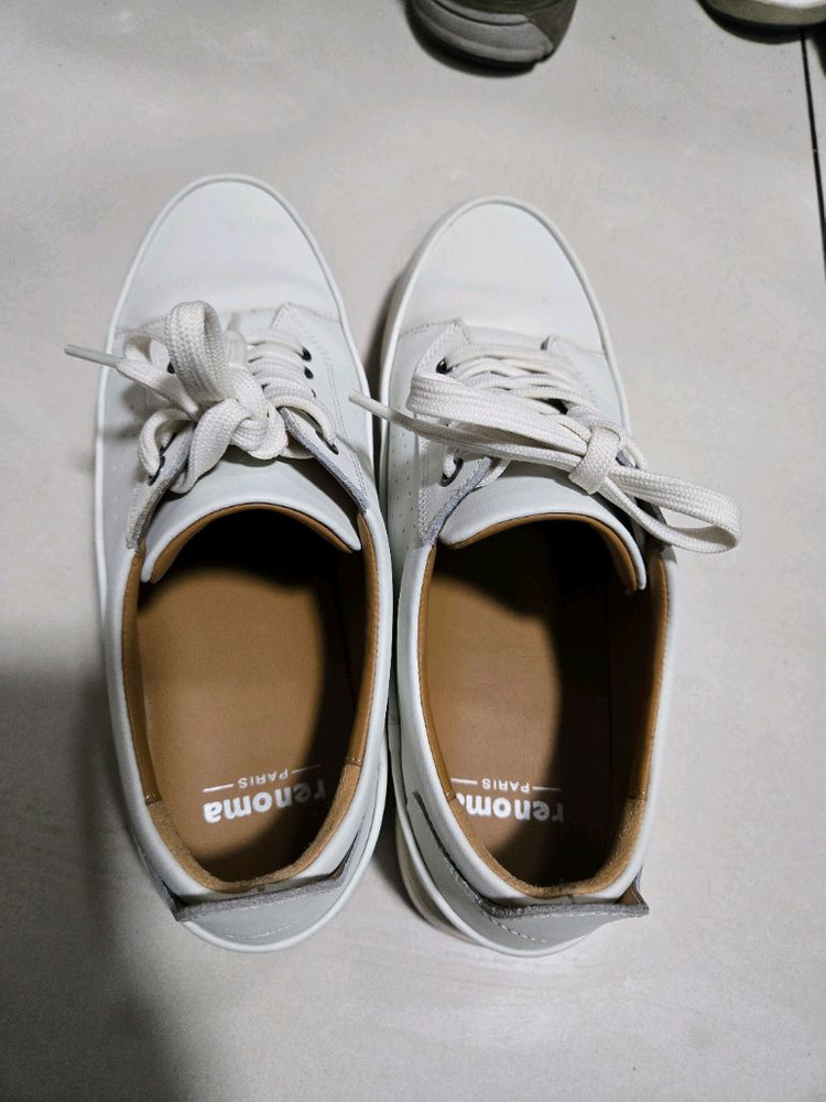 레노바 스니커즈 힌색 270사이즈--4