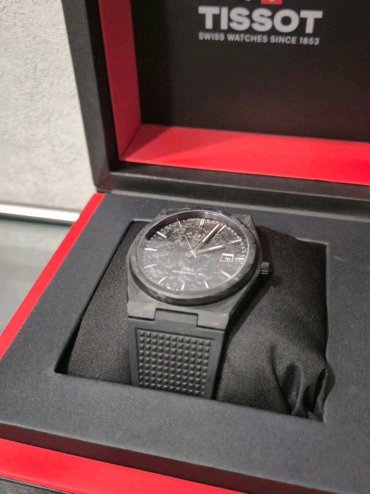 티쏘 PRX 카본 파워매틱 80 블랙 이미지