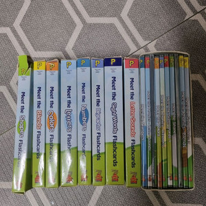 프리스쿨프랩 dvd 플래시카드 세트