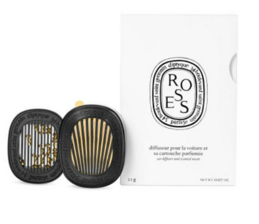 딥티크 차량용 방향제 로즈 디퓨져셋트(케이스+리필)미개봉 새상품--4