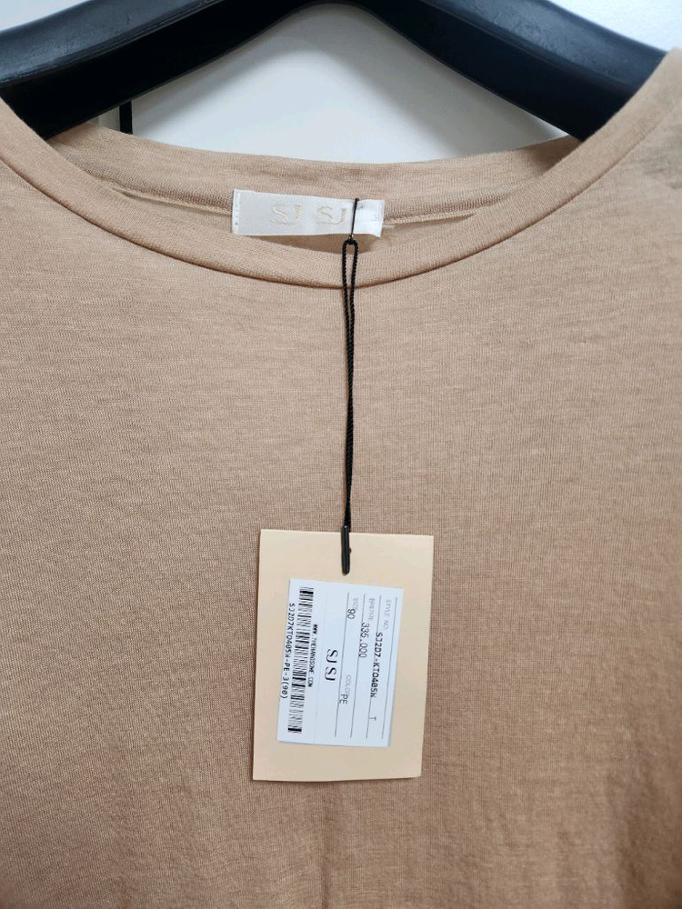 sjsj 라운드넥 탑--1