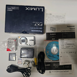 [박스O]파나소닉 루믹스 DMC-FX7 라이카렌즈 올드디카(SD메모리카드 포함)