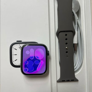 애플워치7스테인리스 45mm 그래파이트 SS급