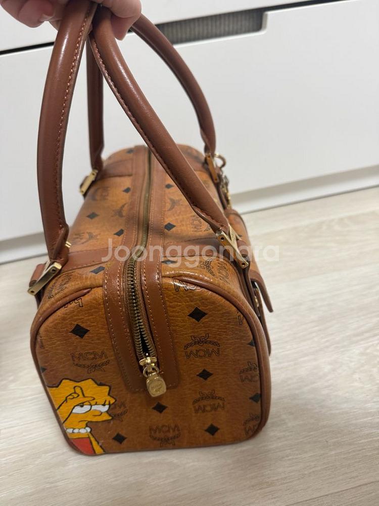 MCM 보스턴백 비세토스 토트백 심슨 마카쥬--1