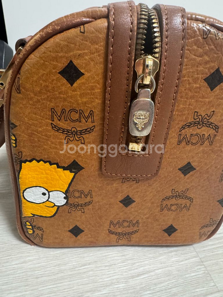 MCM 보스턴백 비세토스 토트백 심슨 마카쥬--3