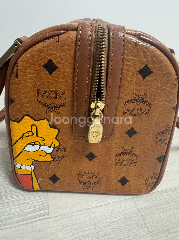 MCM 보스턴백 비세토스 토트백 심슨 마카쥬--4