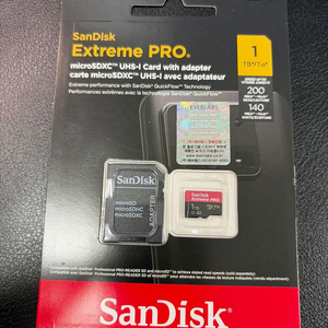 (판매중) 샌디스크 마이크로 SD카드 Extreme Pro 1TB
