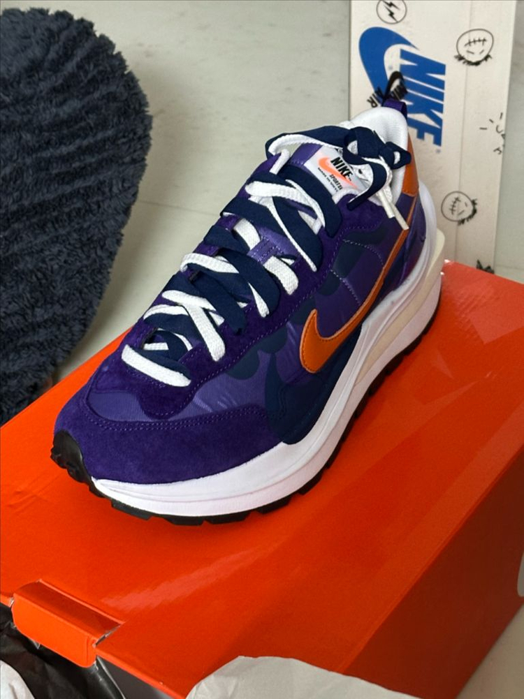 나이키x사카이 베이퍼와플 다크아이리스 265(풀박, 새상품) 이미지