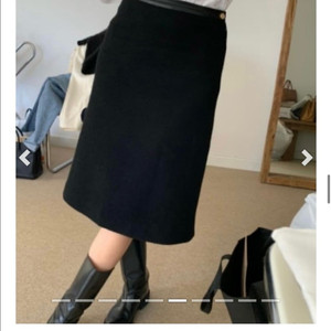 모네 리본빛 레이첼 미디 스커트