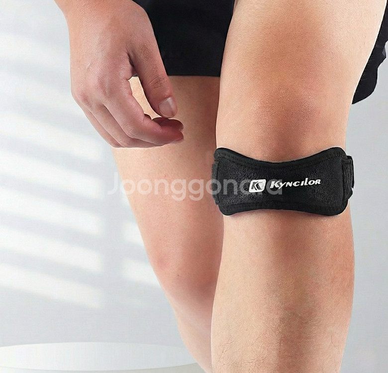 (양쪽) 착붙는 러닝 슬개골 무릎보호대--0
