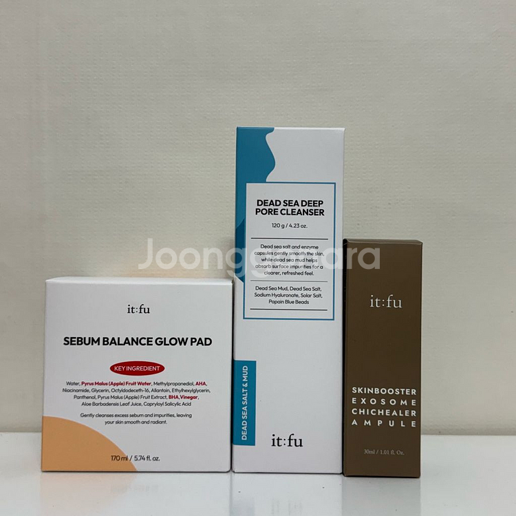 [잇퓨] 글로우 토너패드 클렌저 콜라겐 엑소좀 앰플 클렌징폼--1