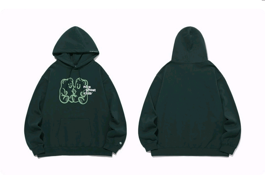 나이스고스트클럽 구미베어후드티 l사이즈--2