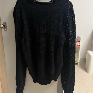 랑방 펀칭 알파카 라운드 니트(90)