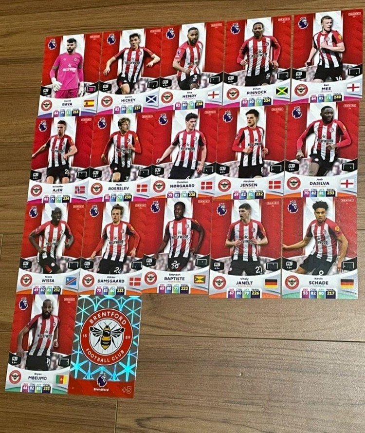 (23/24) EPL 파니니 축구카드 150장--2