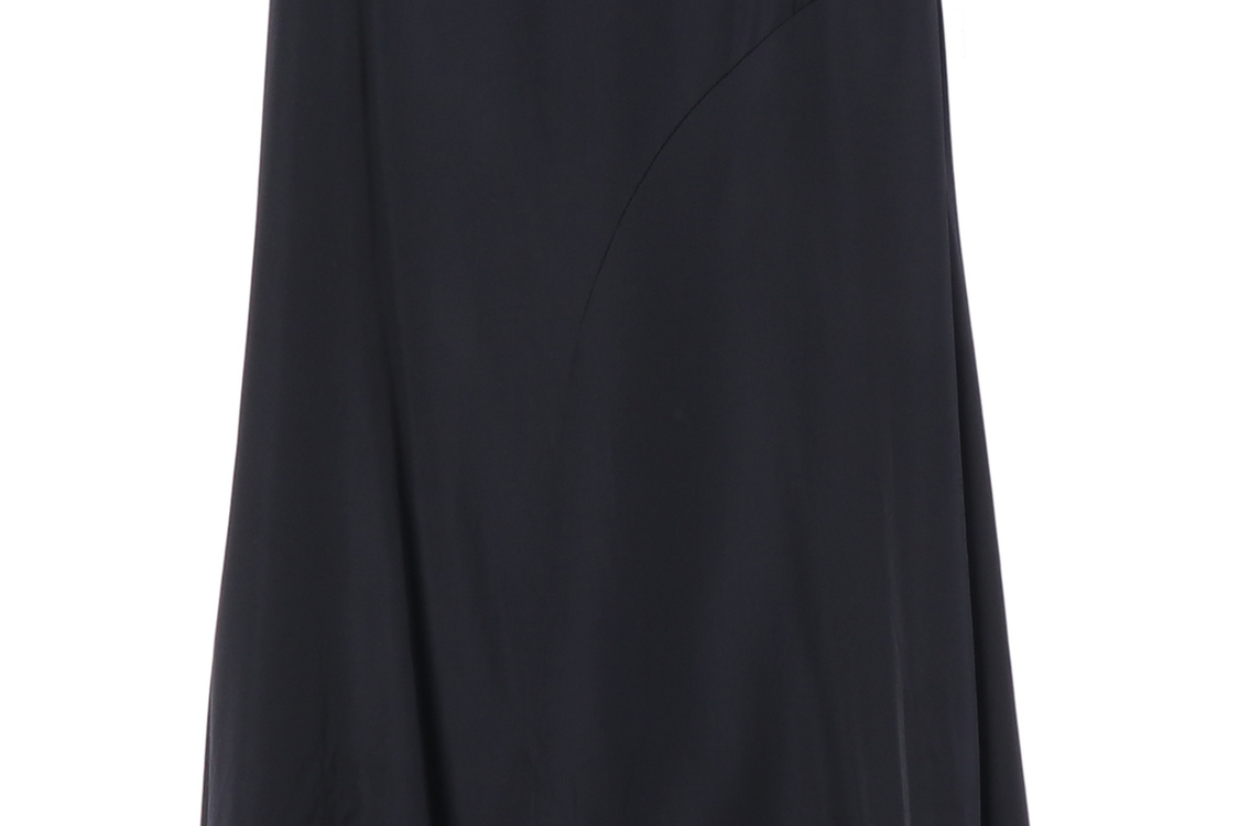 DEWL 듀엘 21SS 블랙 실키 밴딩 롱 스커트 치마 이미지