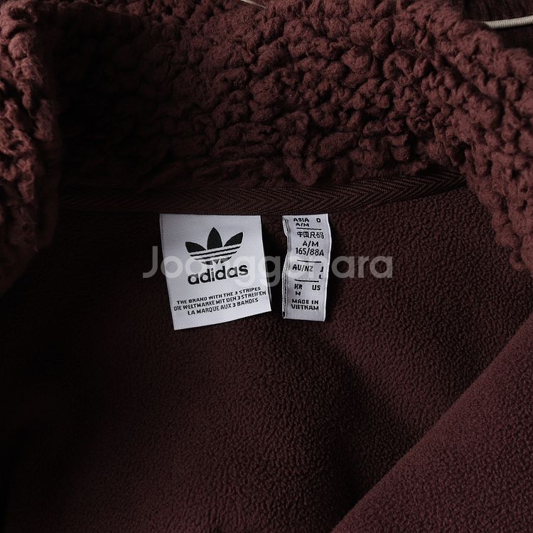 아디다스 23FW 코듀로이 플리스 믹스 집업 재킷 점퍼 M--5