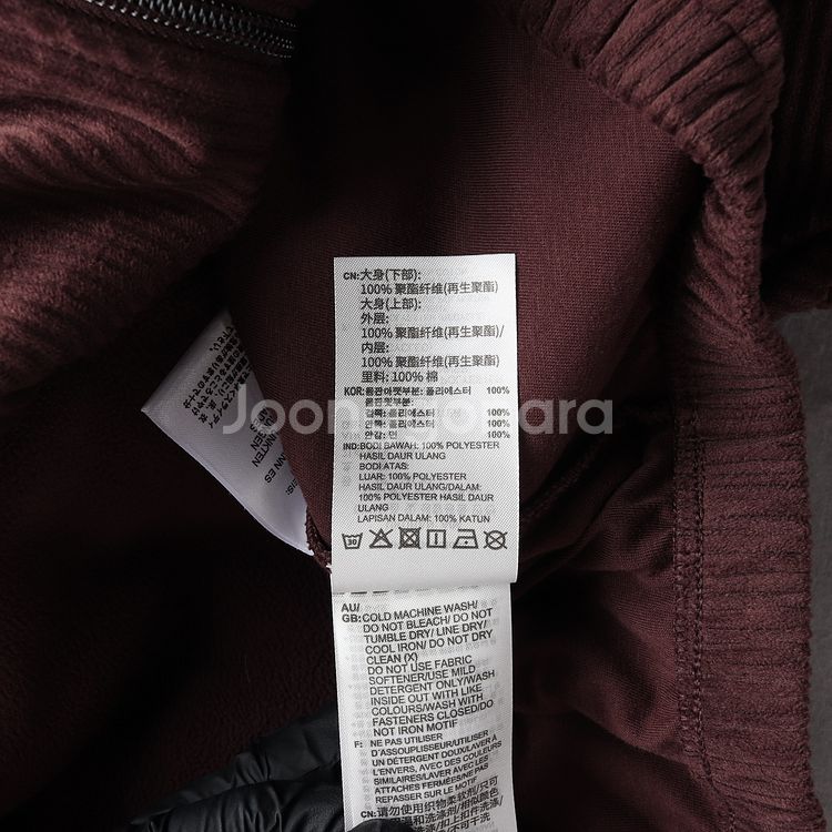 아디다스 23FW 코듀로이 플리스 믹스 집업 재킷 점퍼 M--6