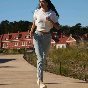 안다르 에어윈드 펄그레이 조거팬츠 8사이즈 새상품(77사이즈)