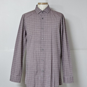 100)휴고보스 레드라벨 체크 명품 남방셔츠