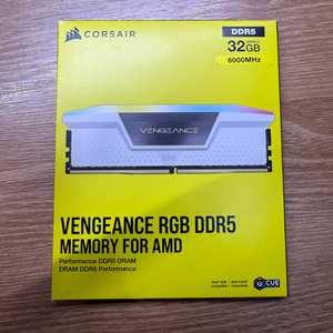 VENGEANCE RGB DDR5 램 32GB 6000