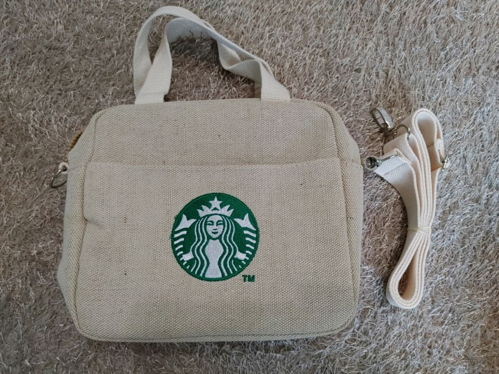 스타벅스 잼있는 스푼쿠키 보냉백 쿨링백 쿨러백 가방 이미지