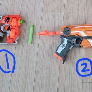2개일괄)너프건 라이벌 해즈브로 다트총 장난감총