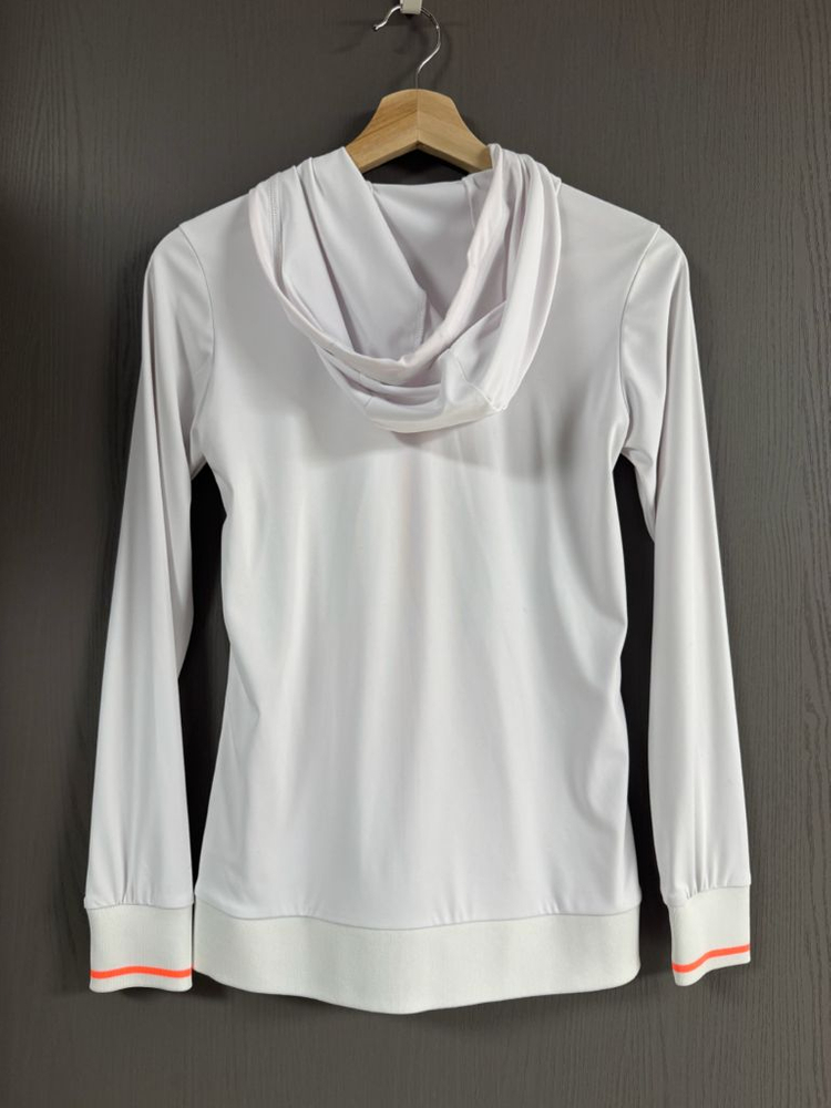 여자) 데상트 여성 후드 집업 화이트 S (85)--1