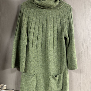 여성)케네스레이디 목폴라 니트 원피스 / 사이즈 FREE