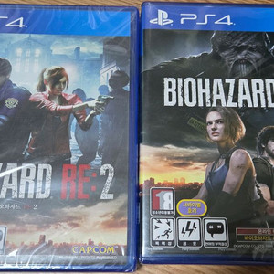 플스4 ps4 미개봉 바이오하자드 re2+re3
