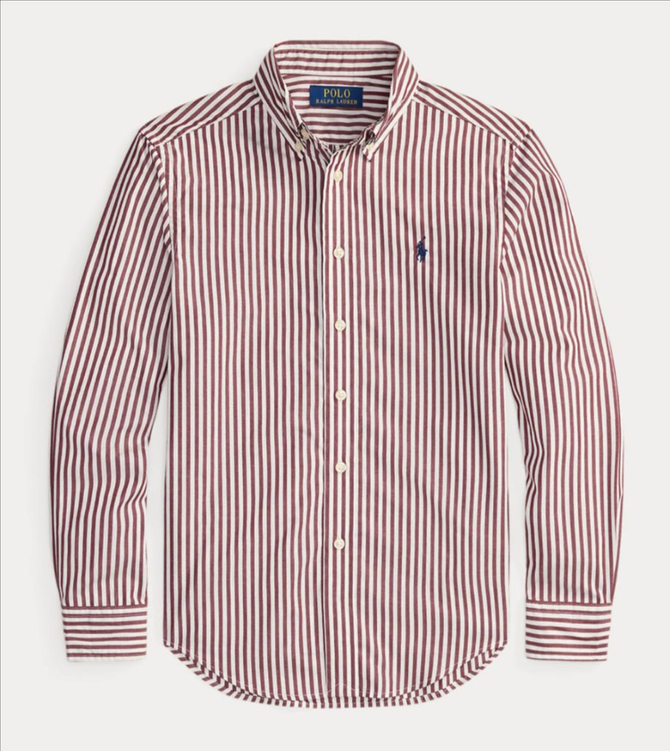 (미개봉) 폴로 보이즈 스트라이프 포플린 셔츠 L--1