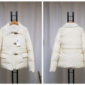 [oro]코듀로이카라 버클 패딩M 새상품(55-77까지)